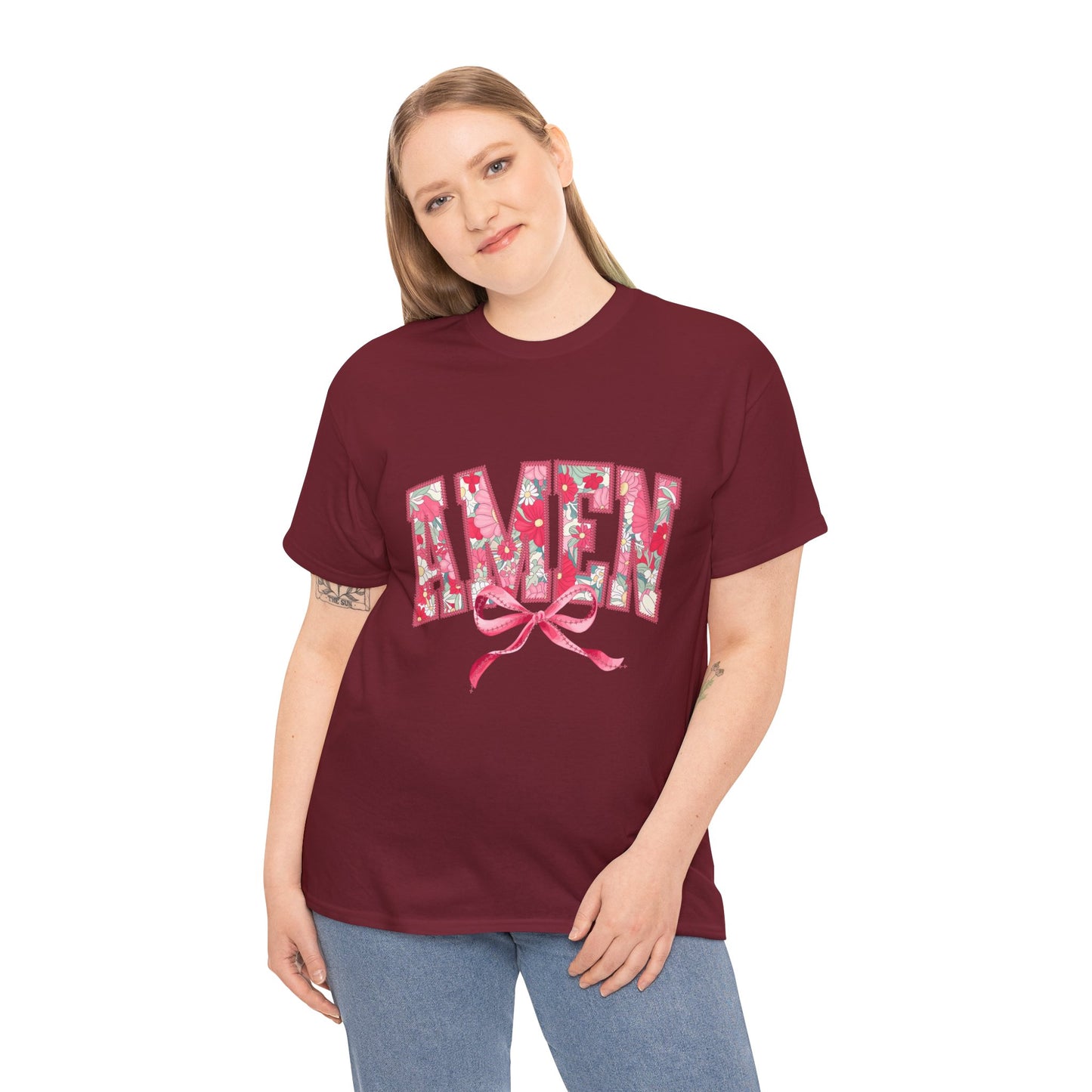 Floral Amen Tee