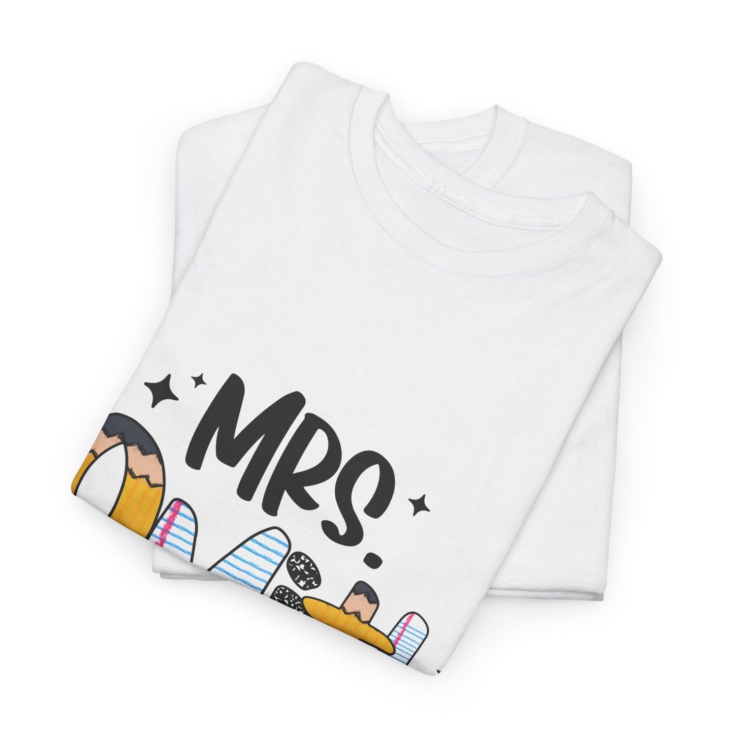 Custom Mrs. Smith Unisex Cotton Tee, Personalized Gift, Bridal Shower T-Shirt, Wedding Celebration, Newlywed Gift