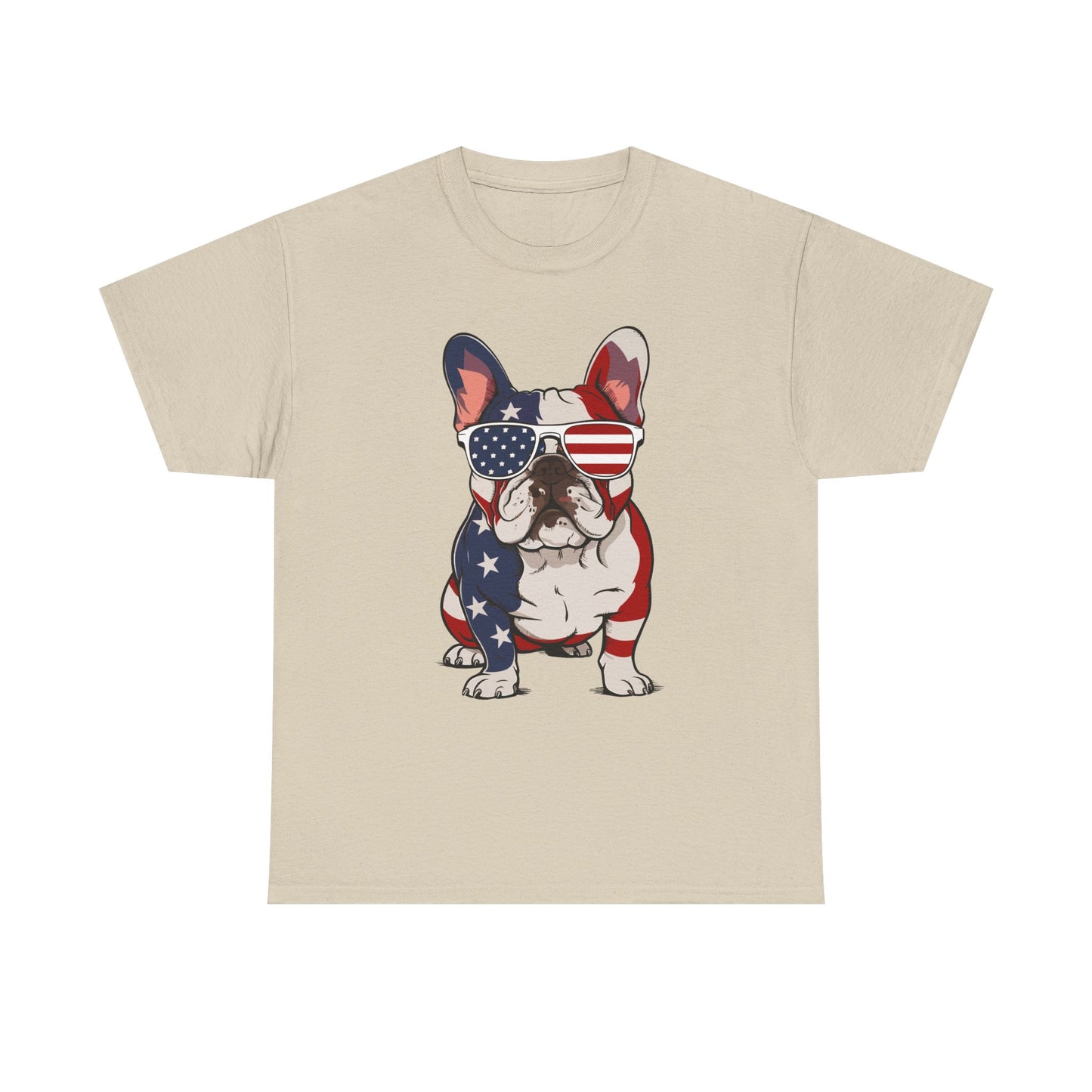 Patriotic French Bulldog Tee