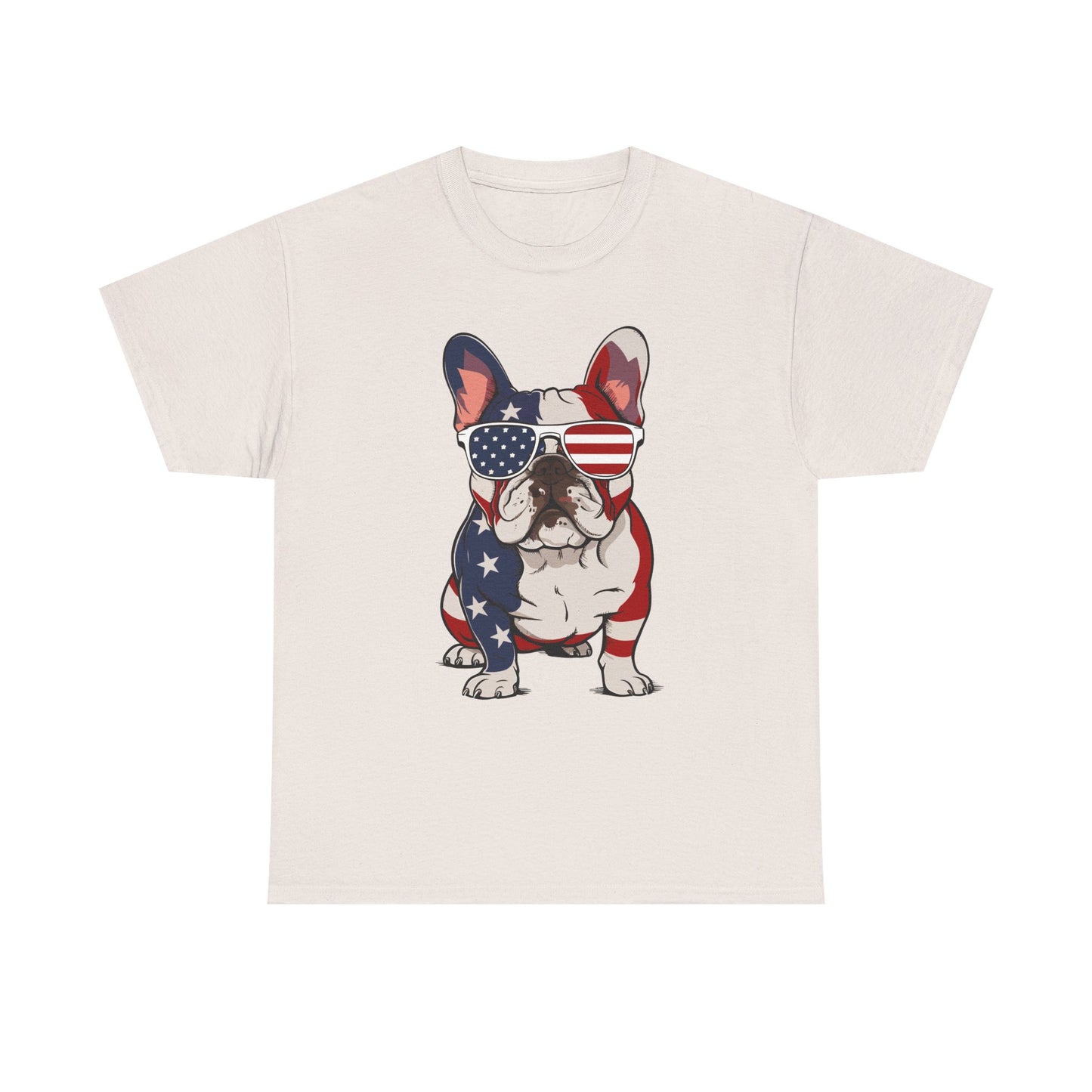 Patriotic French Bulldog Tee