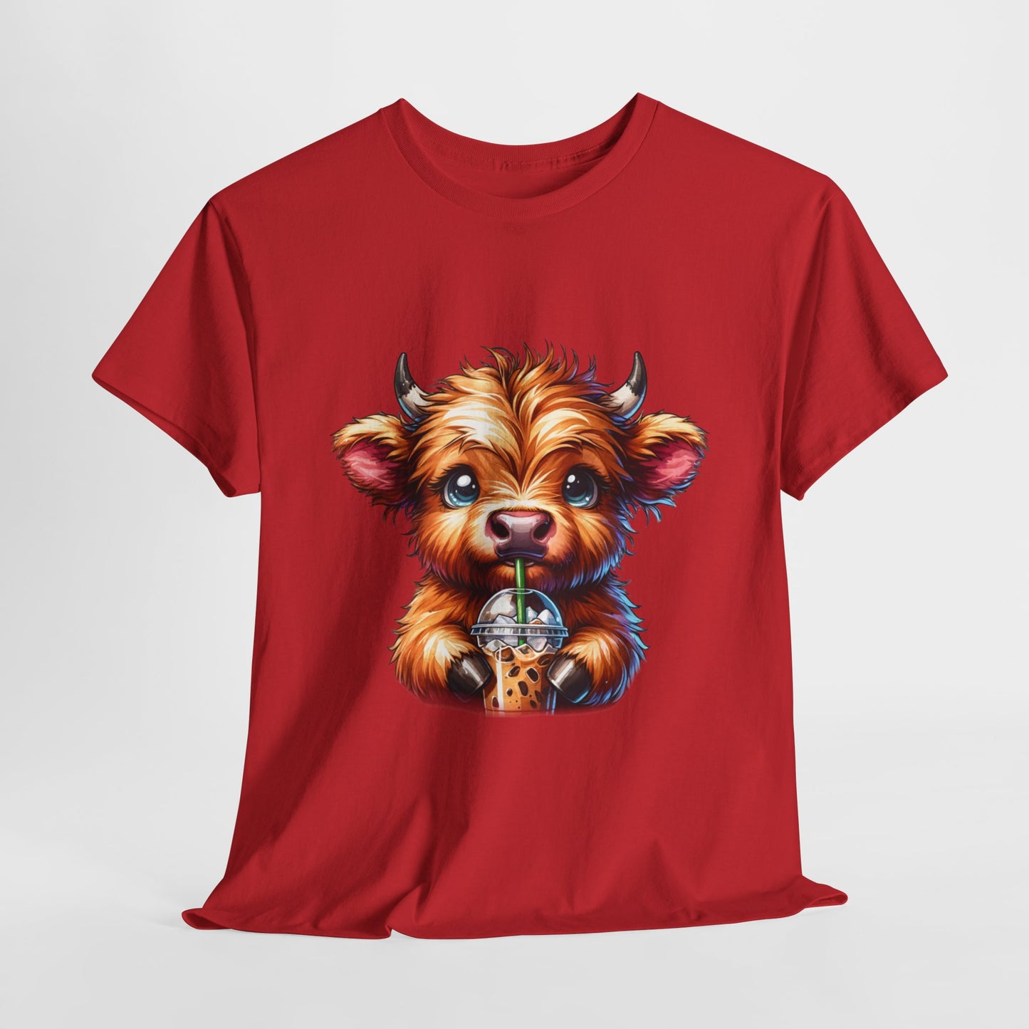 Cute Cow Coffee Tee