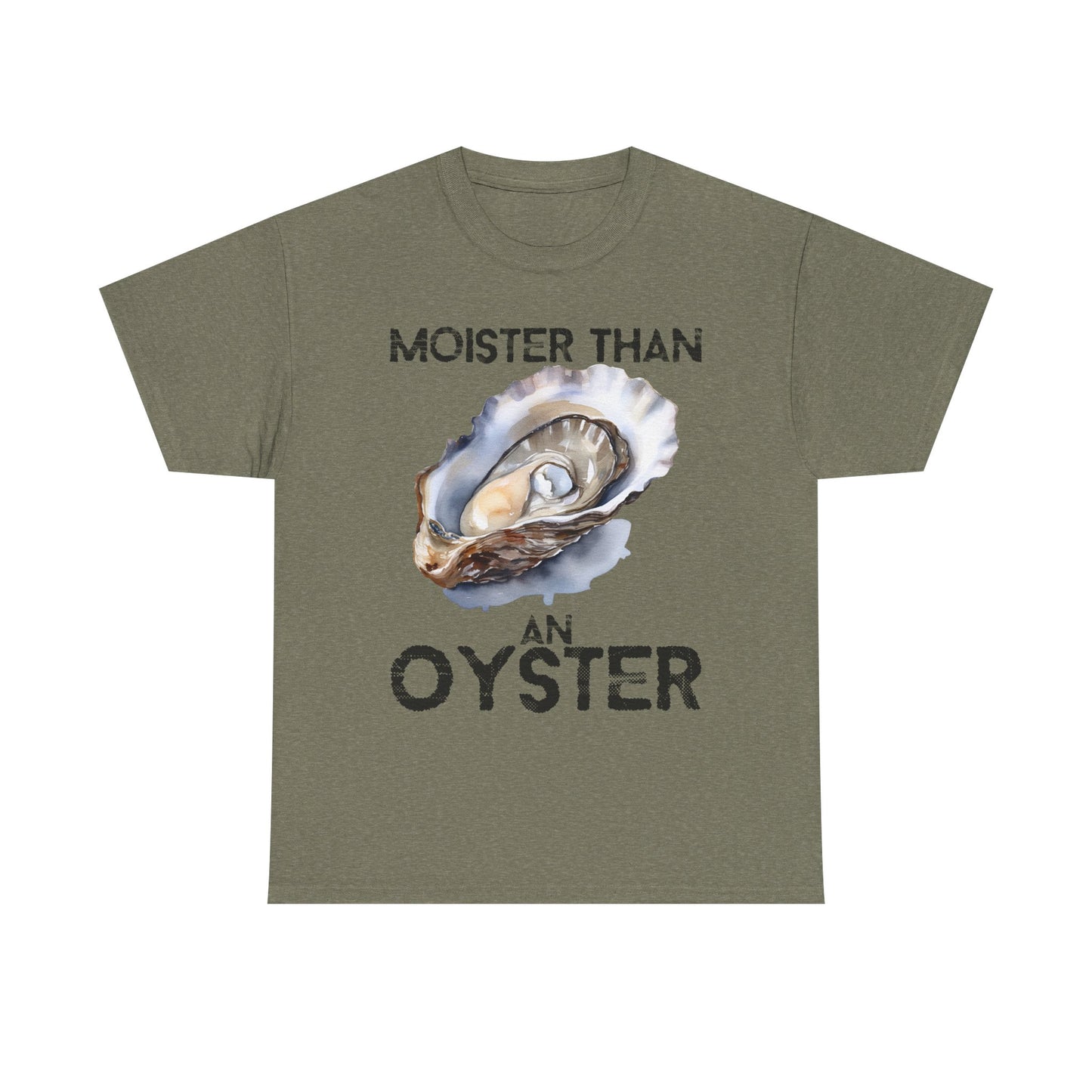 Moister Than an Oyster Tee - Funny Unisex Cotton T-Shirt, Gift for Food Lovers, Playful Casual Wear, Summer Style, Beach Outing