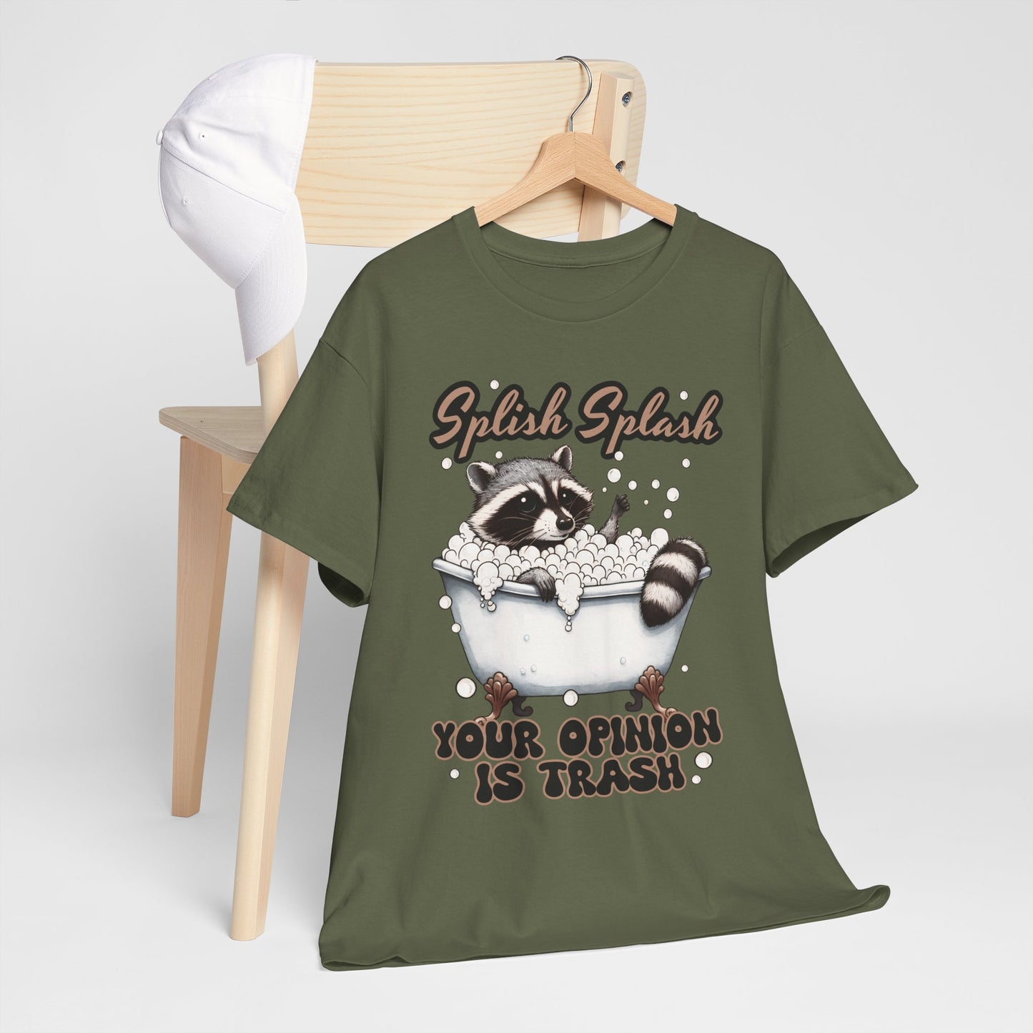 Splish Splash Raccon Tee
