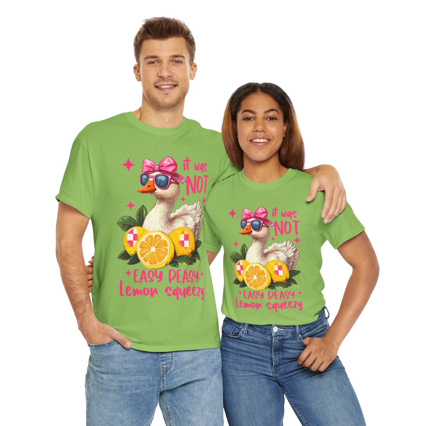 It Was Not Easy Peasy Lemon Squeeze Duck Tee