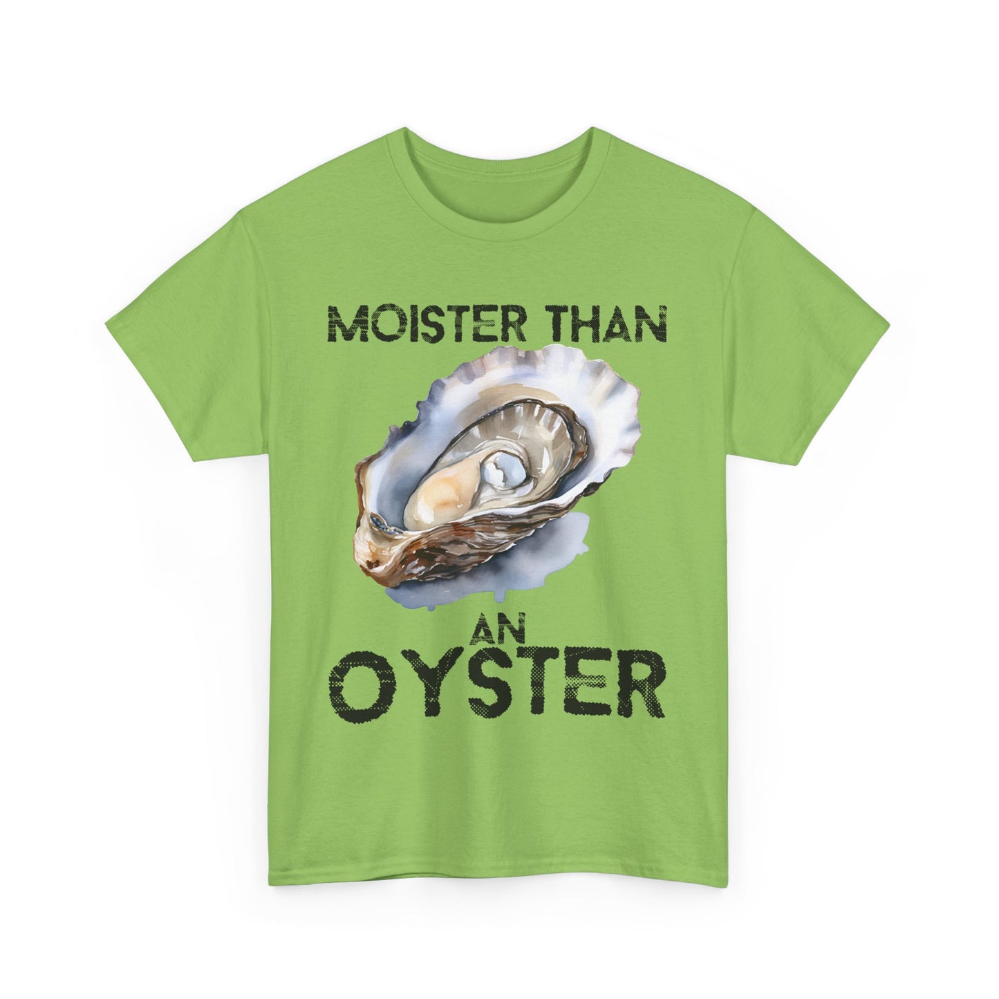 Moister Than an Oyster Tee - Funny Unisex Cotton T-Shirt, Gift for Food Lovers, Playful Casual Wear, Summer Style, Beach Outing