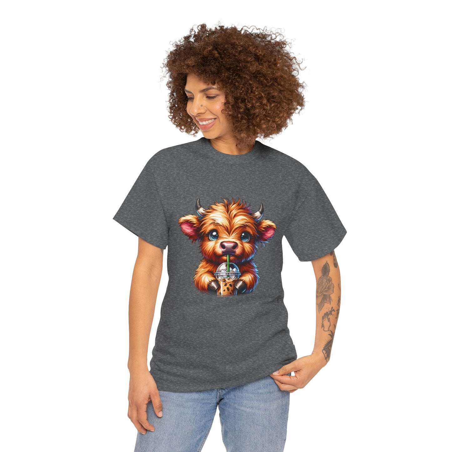 Cute Cow Coffee Tee