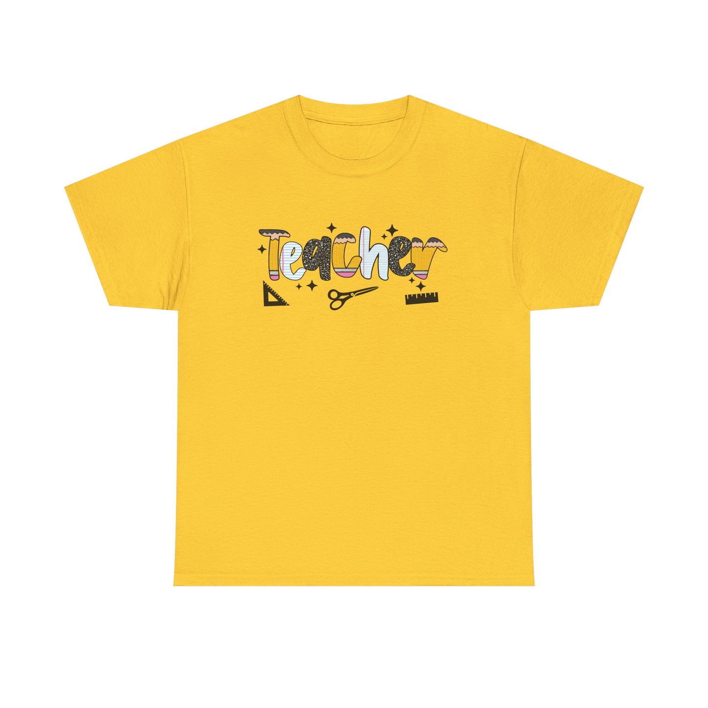 Teacher Appreciation Unisex Heavy Cotton Tee, Teacher Gift, Back to School Shirt, Classroom Outfit, Education T-Shirt