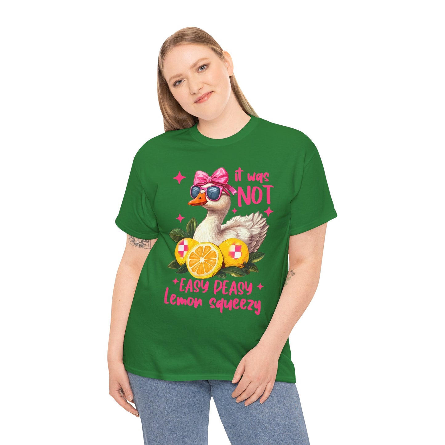 It Was Not Easy Peasy Lemon Squeeze Duck Tee