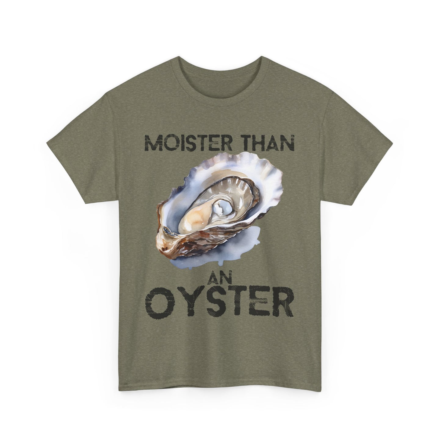 Moister Than an Oyster Tee - Funny Unisex Cotton T-Shirt, Gift for Food Lovers, Playful Casual Wear, Summer Style, Beach Outing