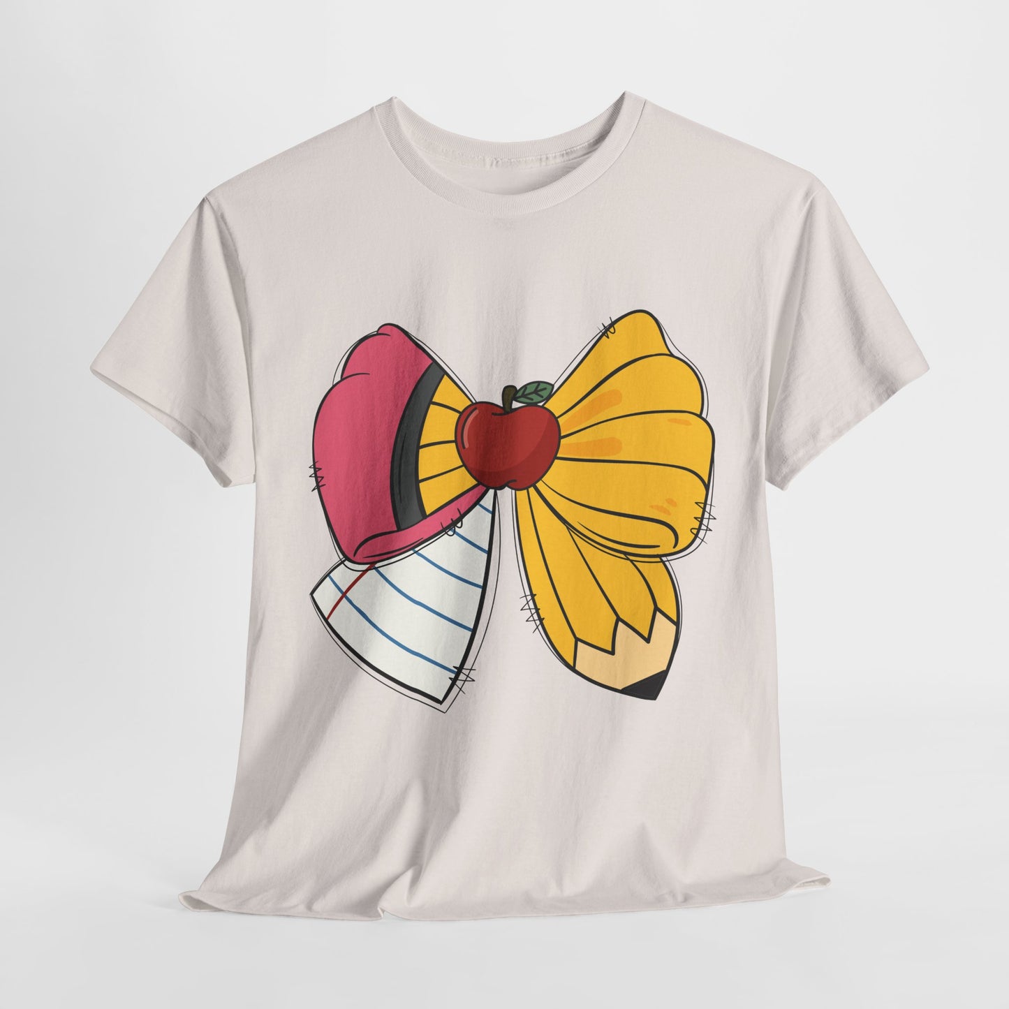Colorful Bow Graphic Unisex Tee, Fun Everyday Wear, Gift for Her, Birthday Outfit, Festival Fashion, Casual Style