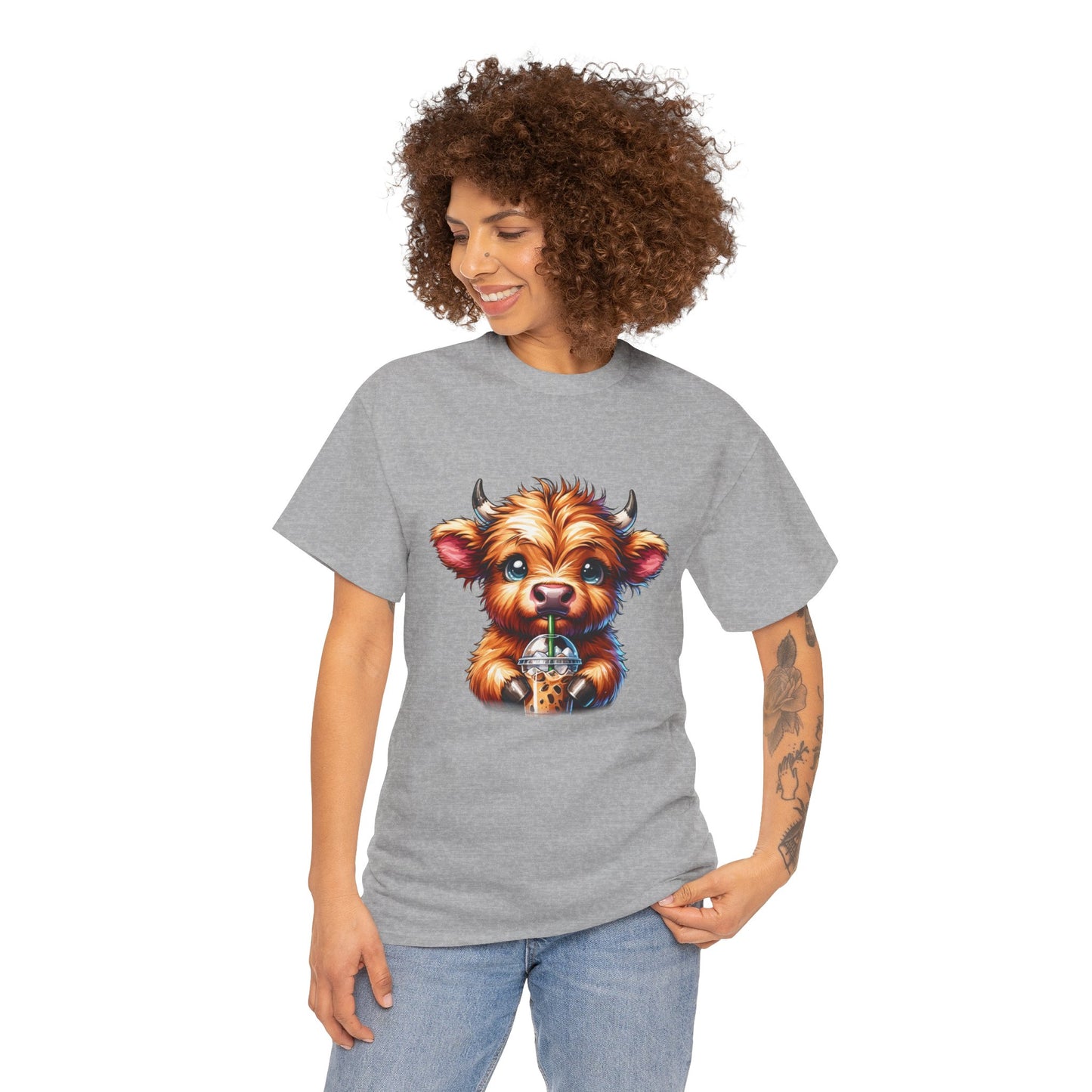 Cute Cow Coffee Tee