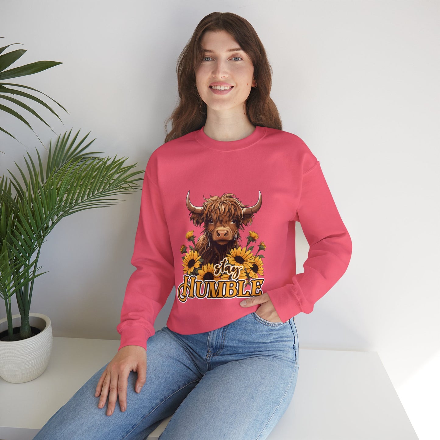 Stay Humble Cow Crewneck Sweatshirt