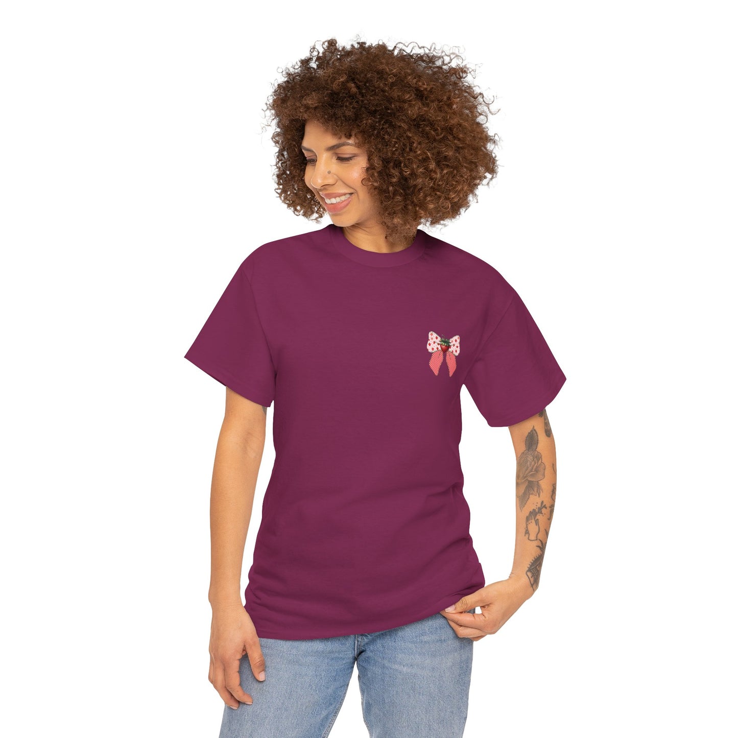 Strawberry Bow Graphic Tee