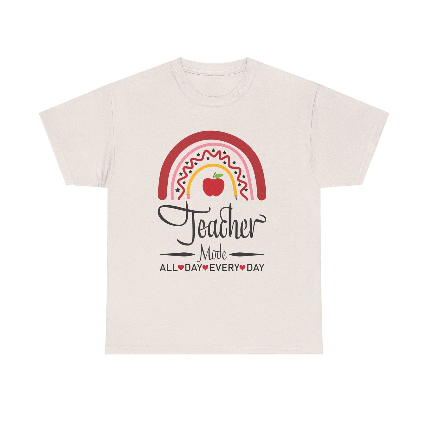 Teacher Mode Rainbow Tee