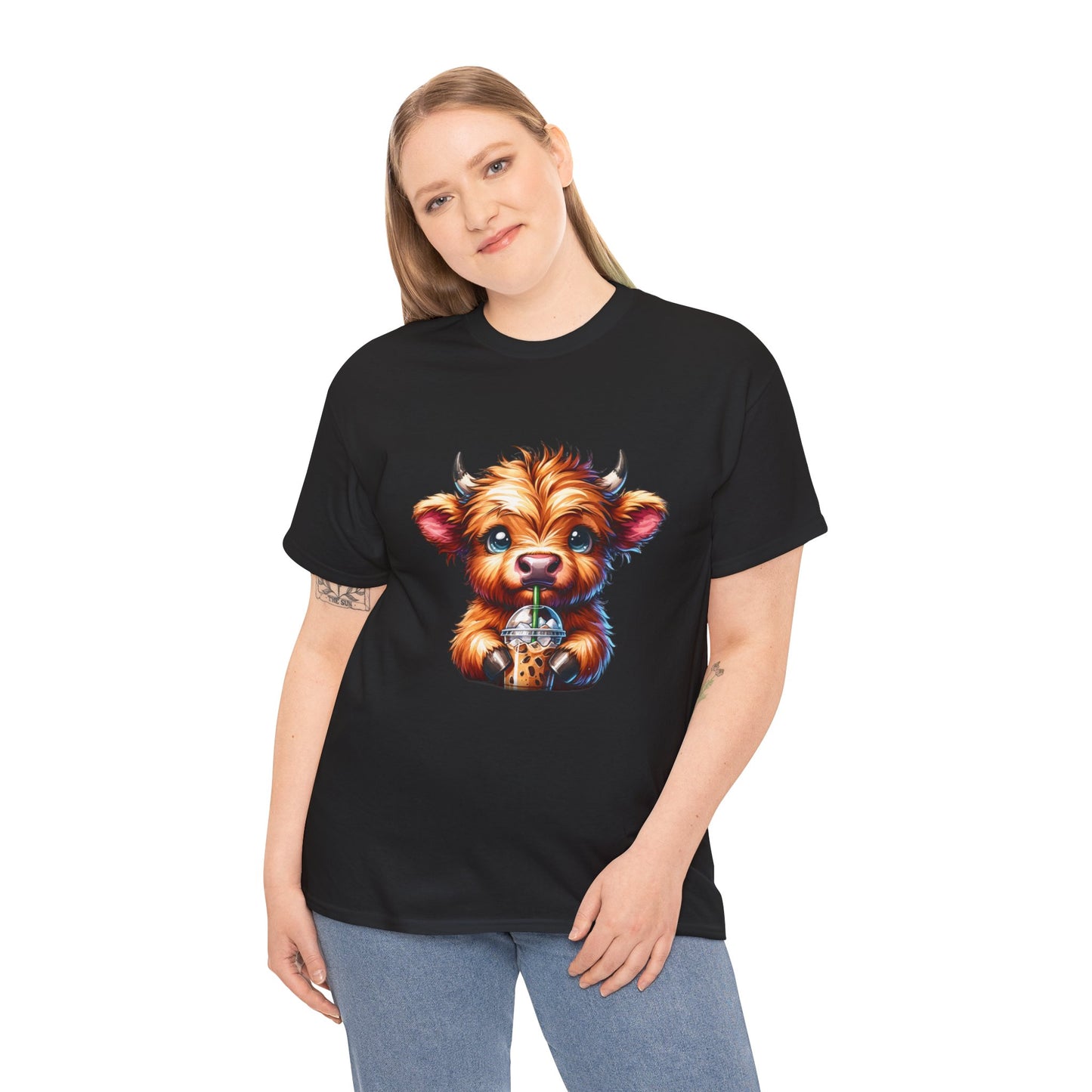 Cute Cow Coffee Tee
