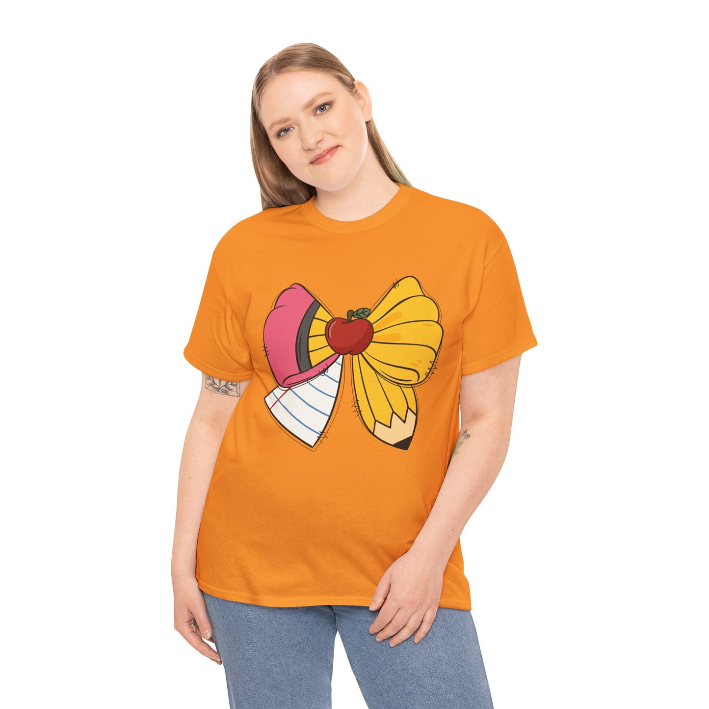 Teacher/School Bow Tee