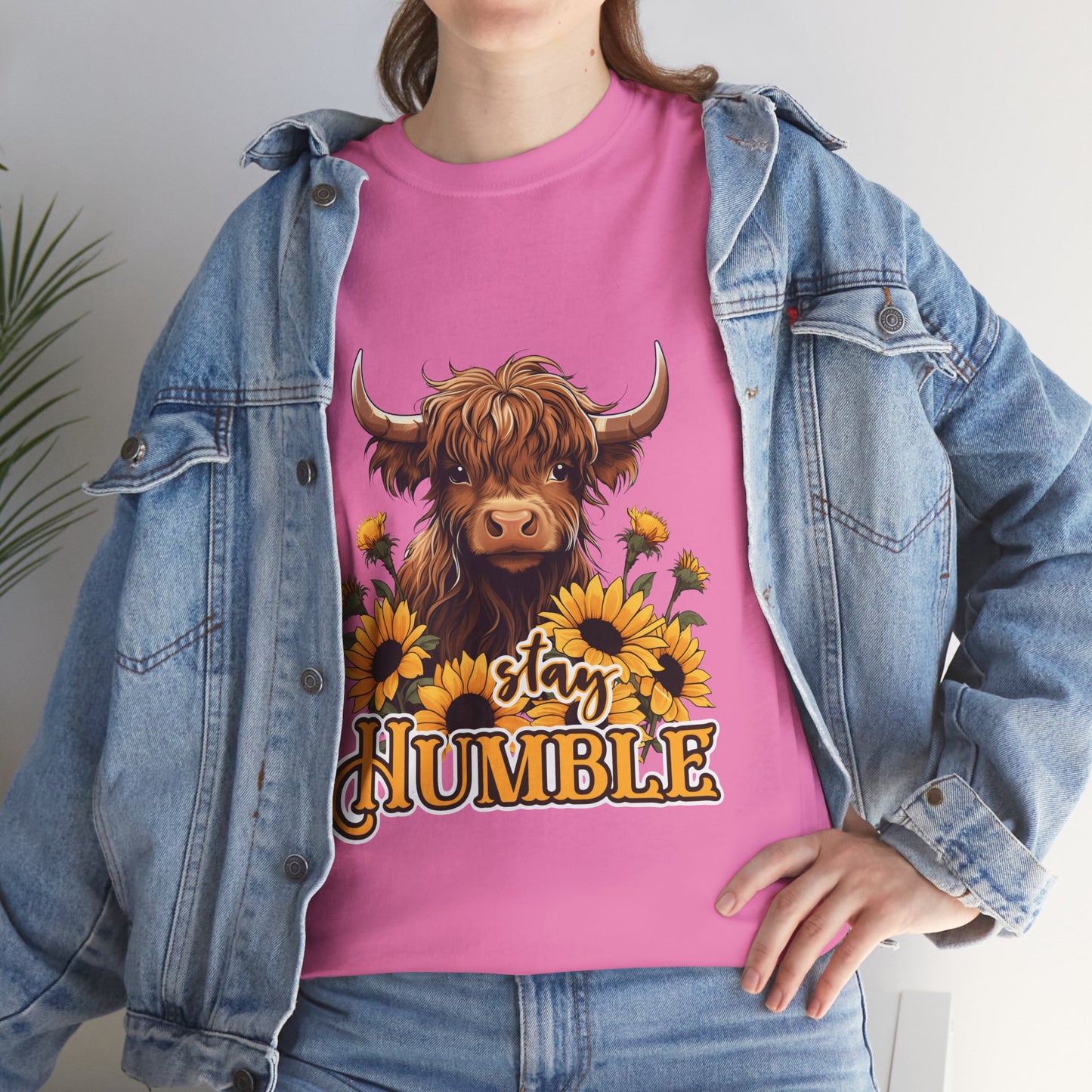 Stay Humble Cow Tee