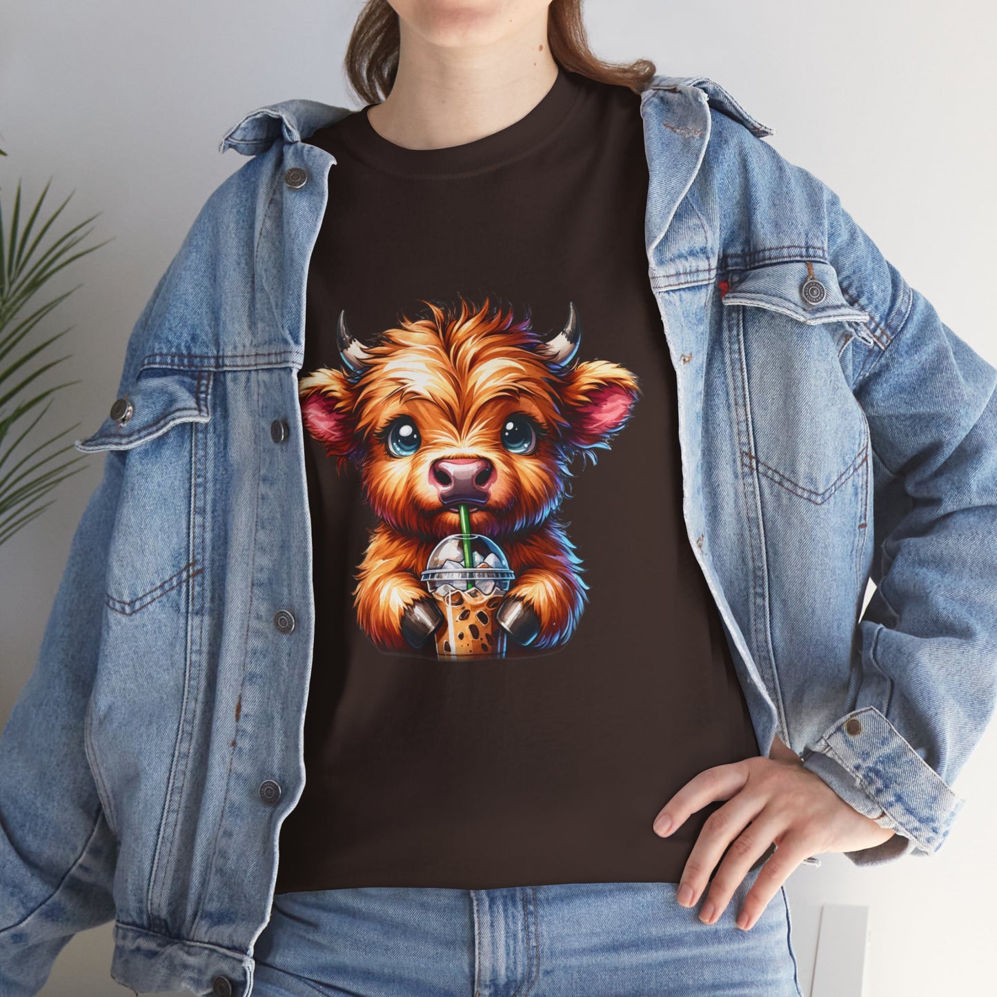 Cute Cow Coffee Tee