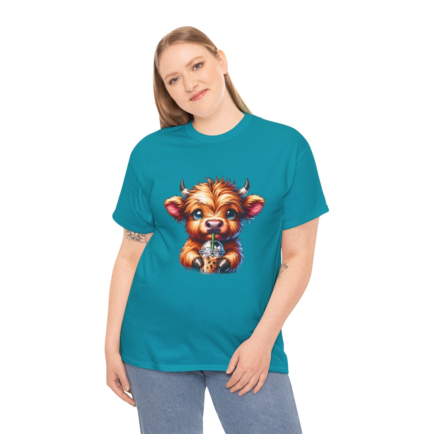 Cute Cow Coffee Tee