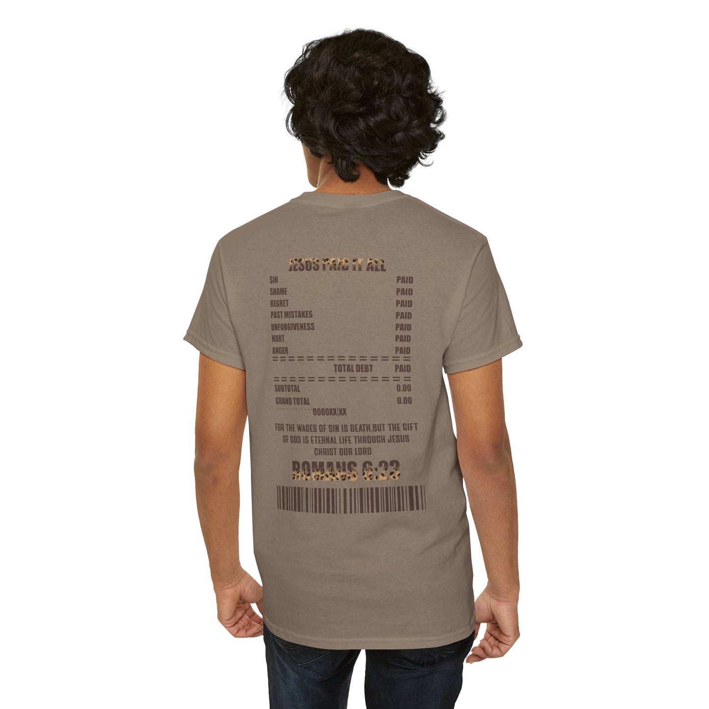 Faith-Inspired Tee: Jesus Paid It All, Christian Apparel