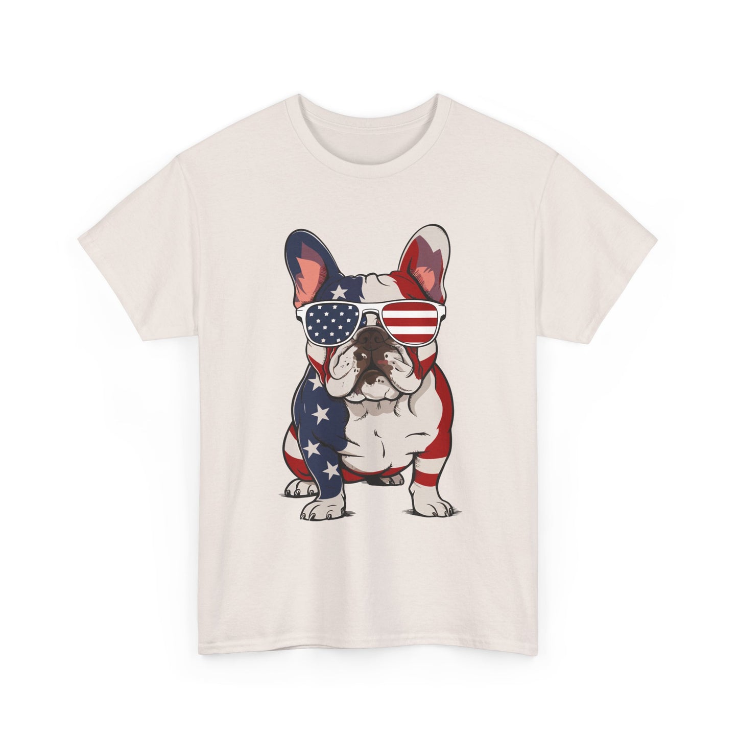 Patriotic French Bulldog Tee
