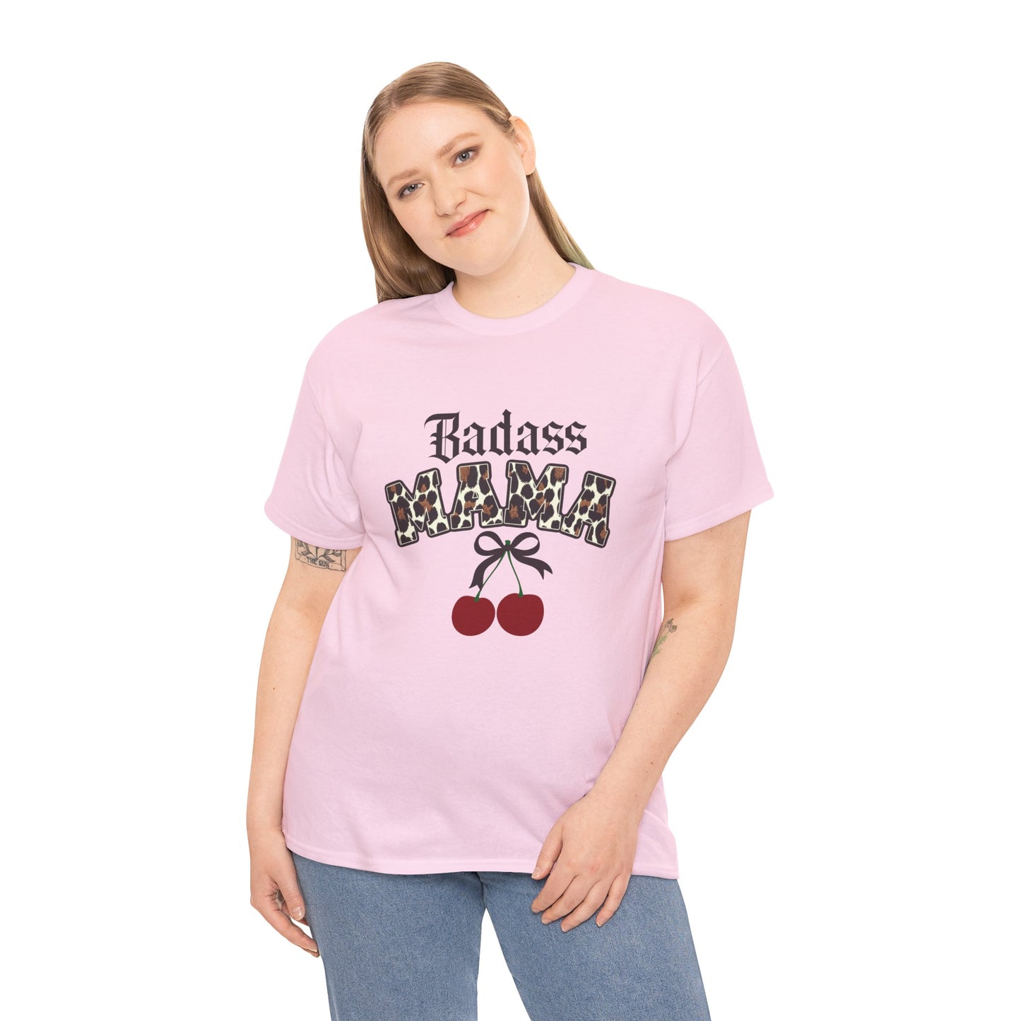 Badass Mama Cheetah Tee