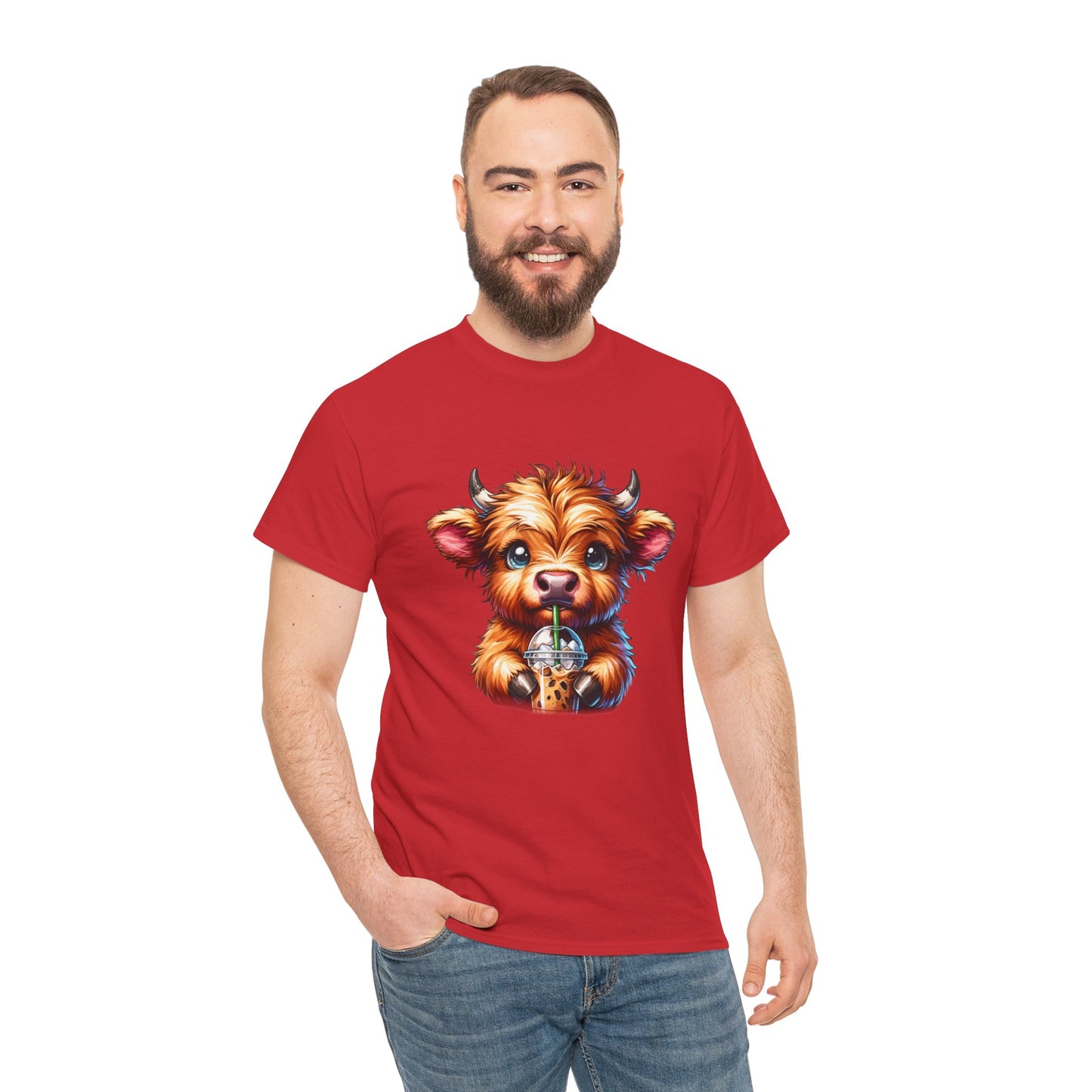 Cute Cow Coffee Tee