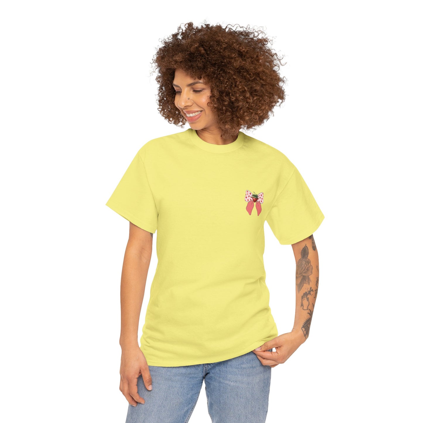 Strawberry Bow Graphic Tee