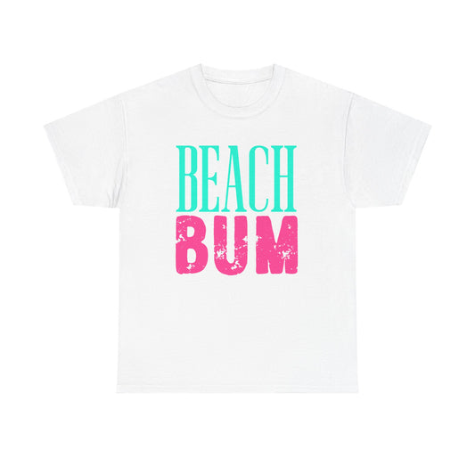 Beach Bum Unisex Heavy Cotton Tee | Perfect for Summer, Beach Days, Vacation, Casual Wear, Gifts