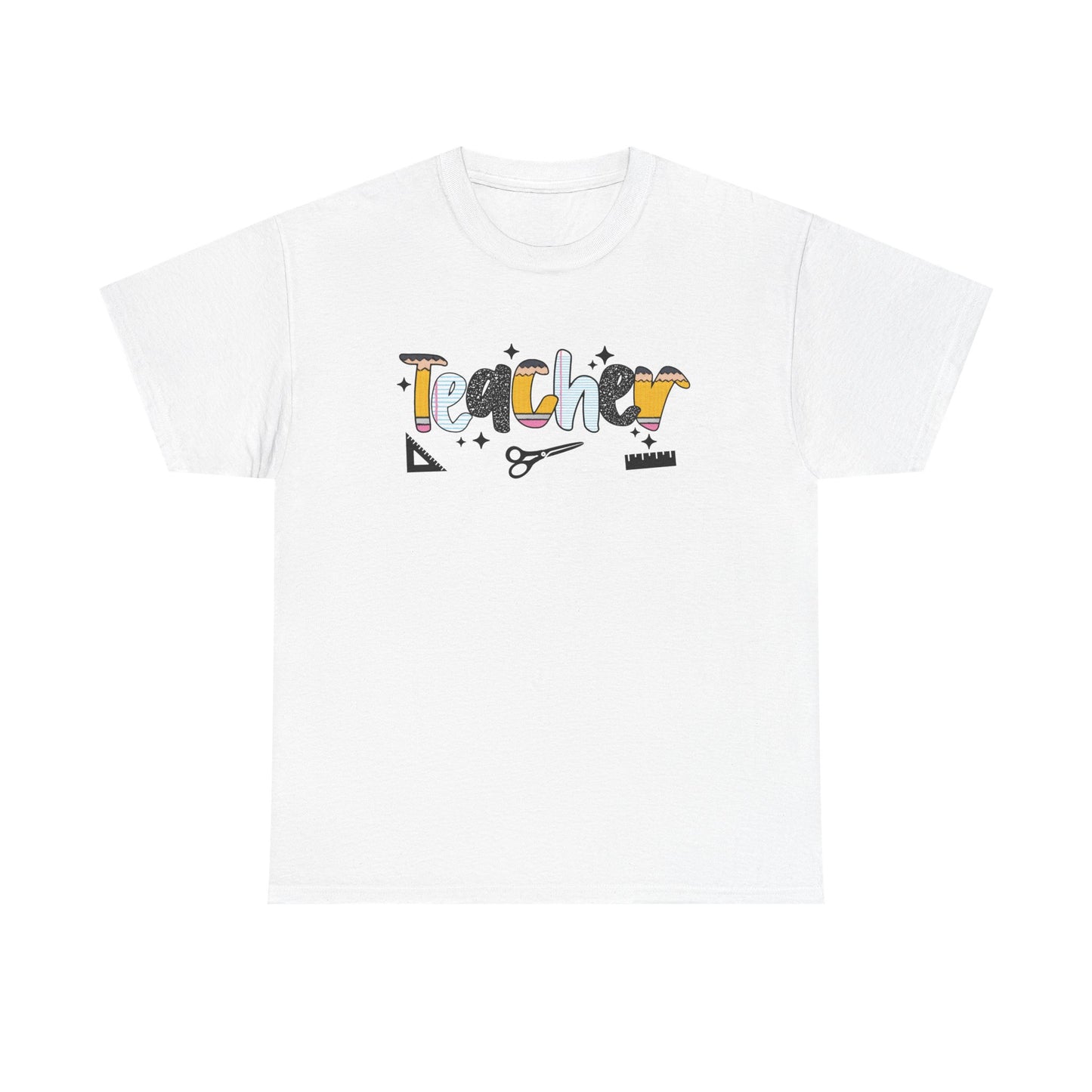 Teacher Appreciation Unisex Heavy Cotton Tee, Teacher Gift, Back to School Shirt, Classroom Outfit, Education T-Shirt