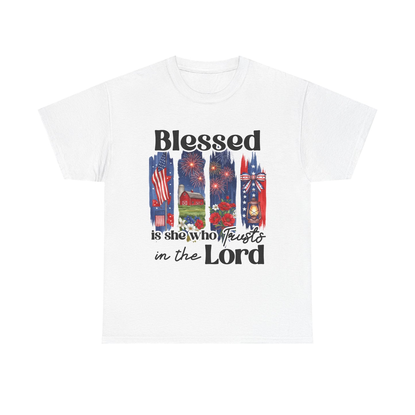 Blessed Faith Fourth of July Tee