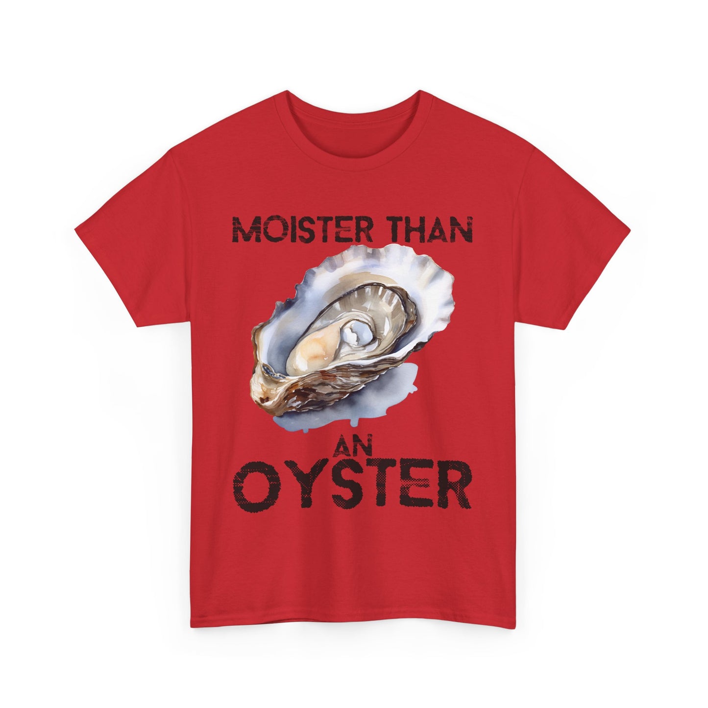 Moister Than an Oyster Tee - Funny Unisex Cotton T-Shirt, Gift for Food Lovers, Playful Casual Wear, Summer Style, Beach Outing