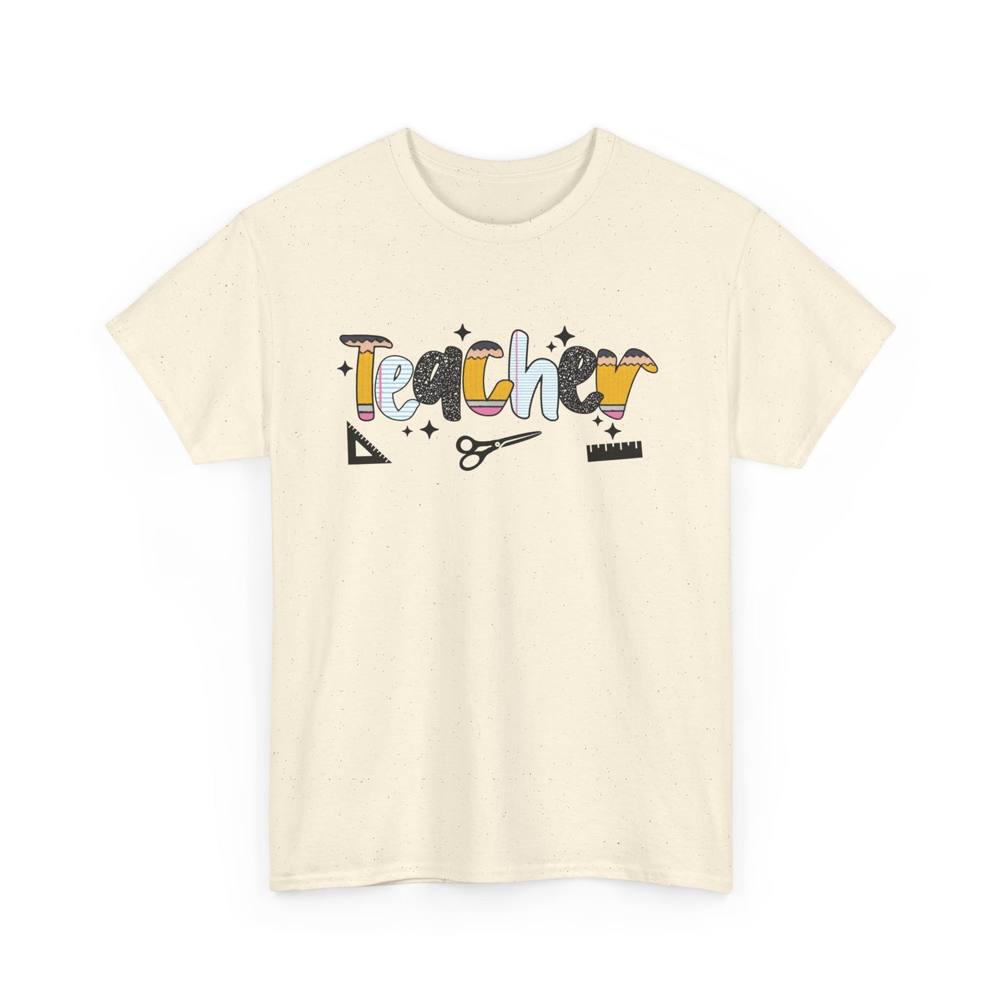 Teacher Appreciation Unisex Heavy Cotton Tee, Teacher Gift, Back to School Shirt, Classroom Outfit, Education T-Shirt