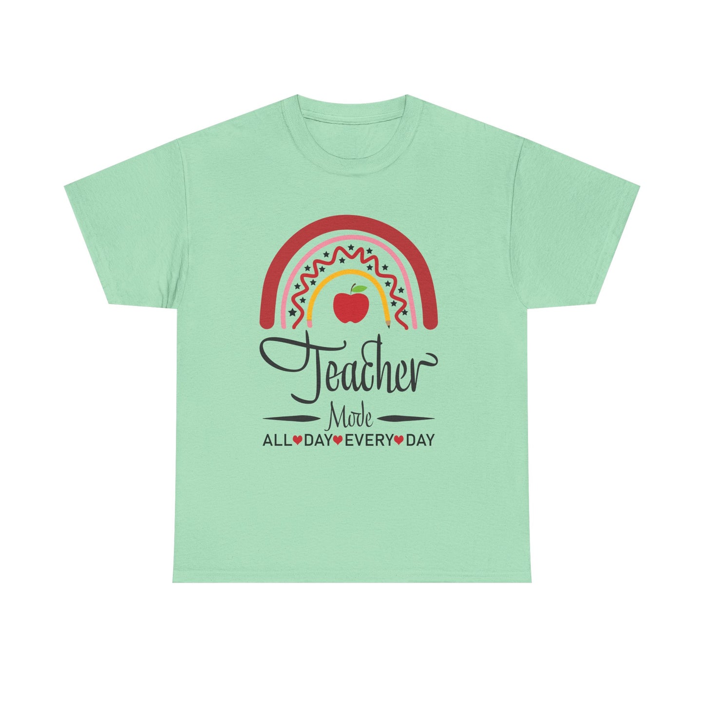 Teacher Mode Rainbow Tee