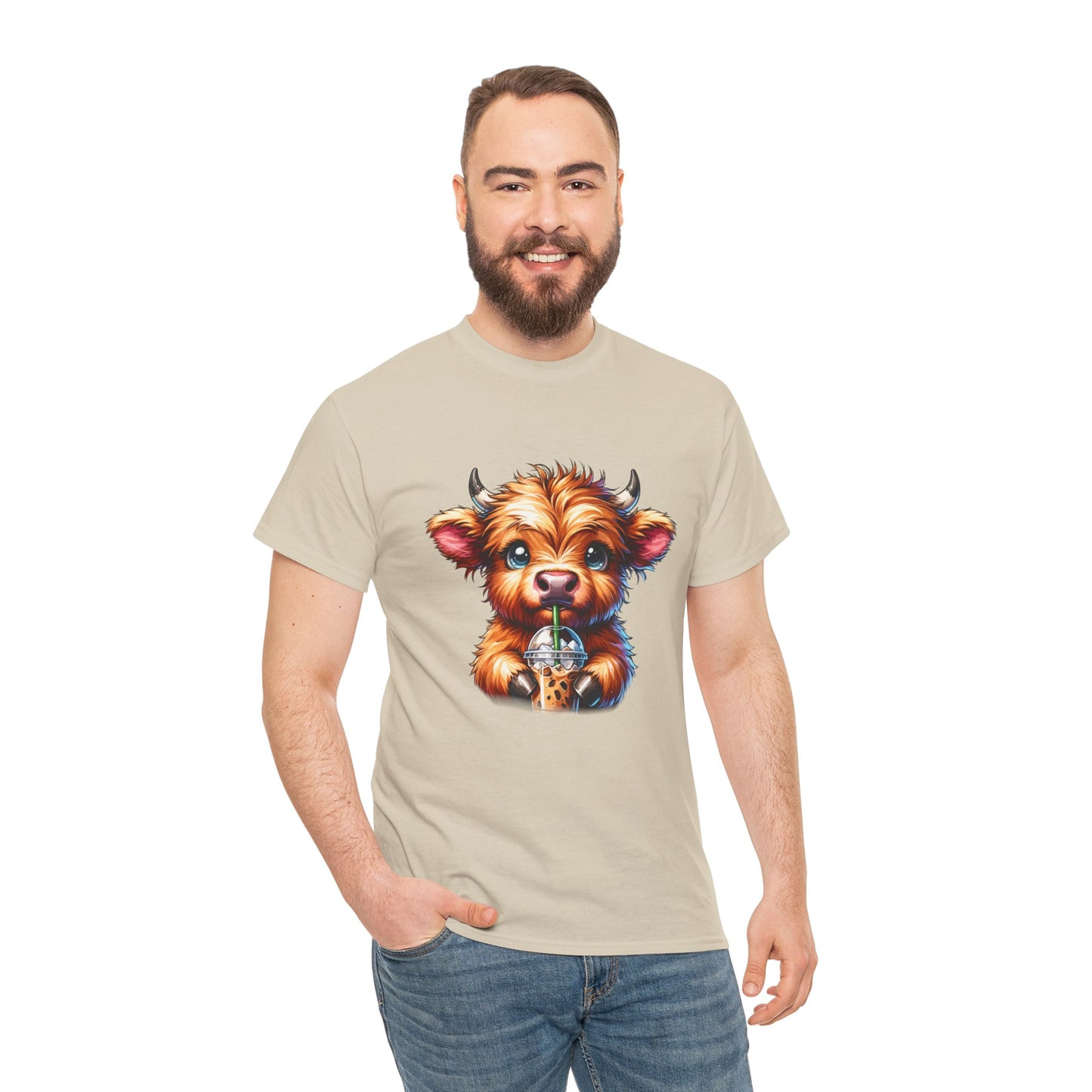 Cute Cow Coffee Tee