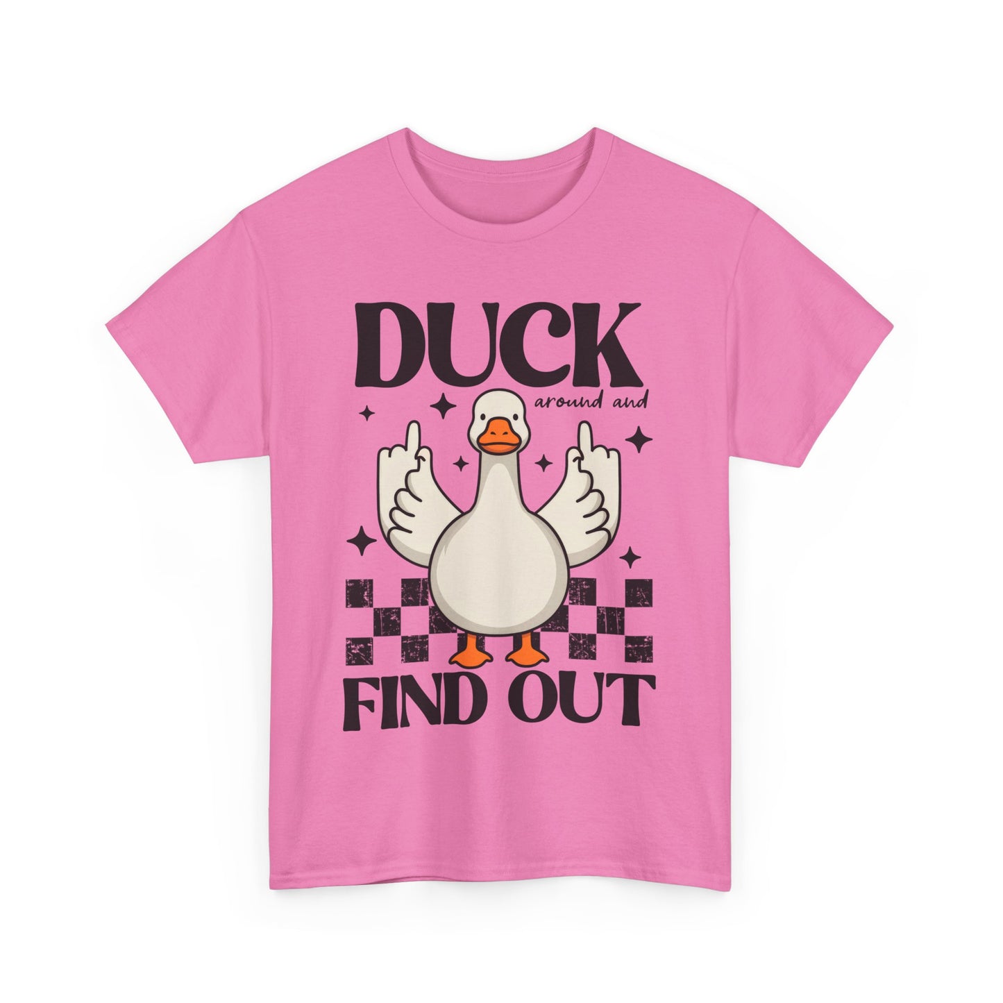 Funny Duck Graphic Tee, Quirky Cotton T-Shirt, Gift for Friends, Casual Wear, Humor Tee for Birthdays, Duck Themed Apparel