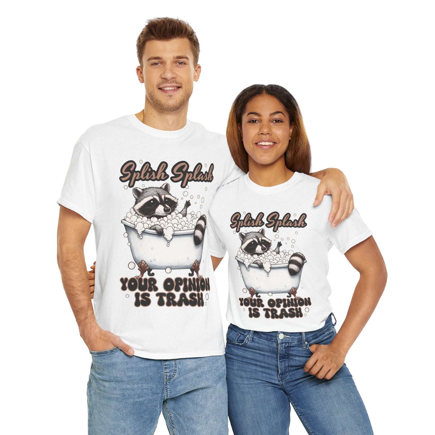 Splish Splash Raccon Tee