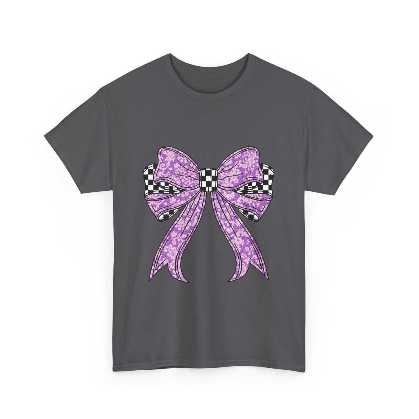 Purple Bow Tee