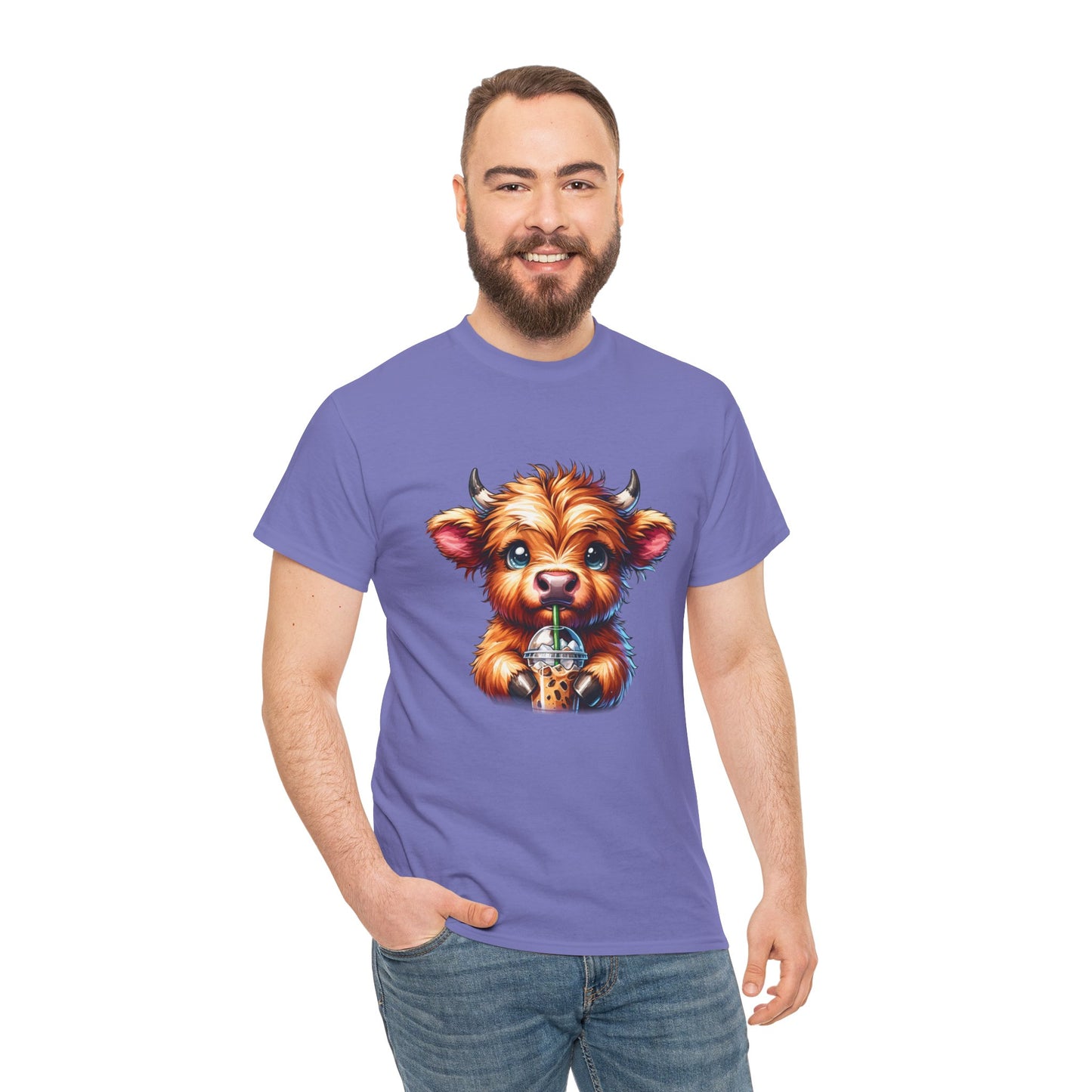 Cute Cow Coffee Tee