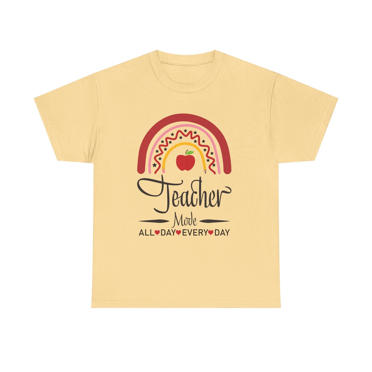 Teacher Mode Rainbow Tee