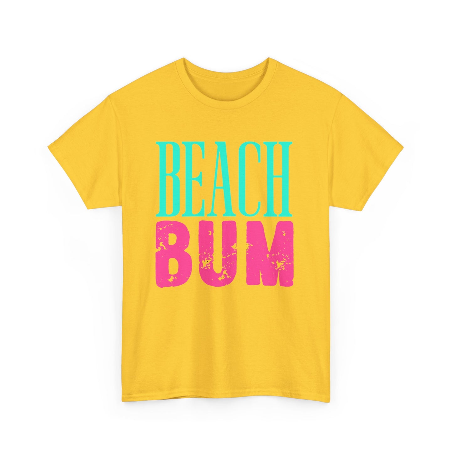 Beach Bum Unisex Heavy Cotton Tee | Perfect for Summer, Beach Days, Vacation, Casual Wear, Gifts