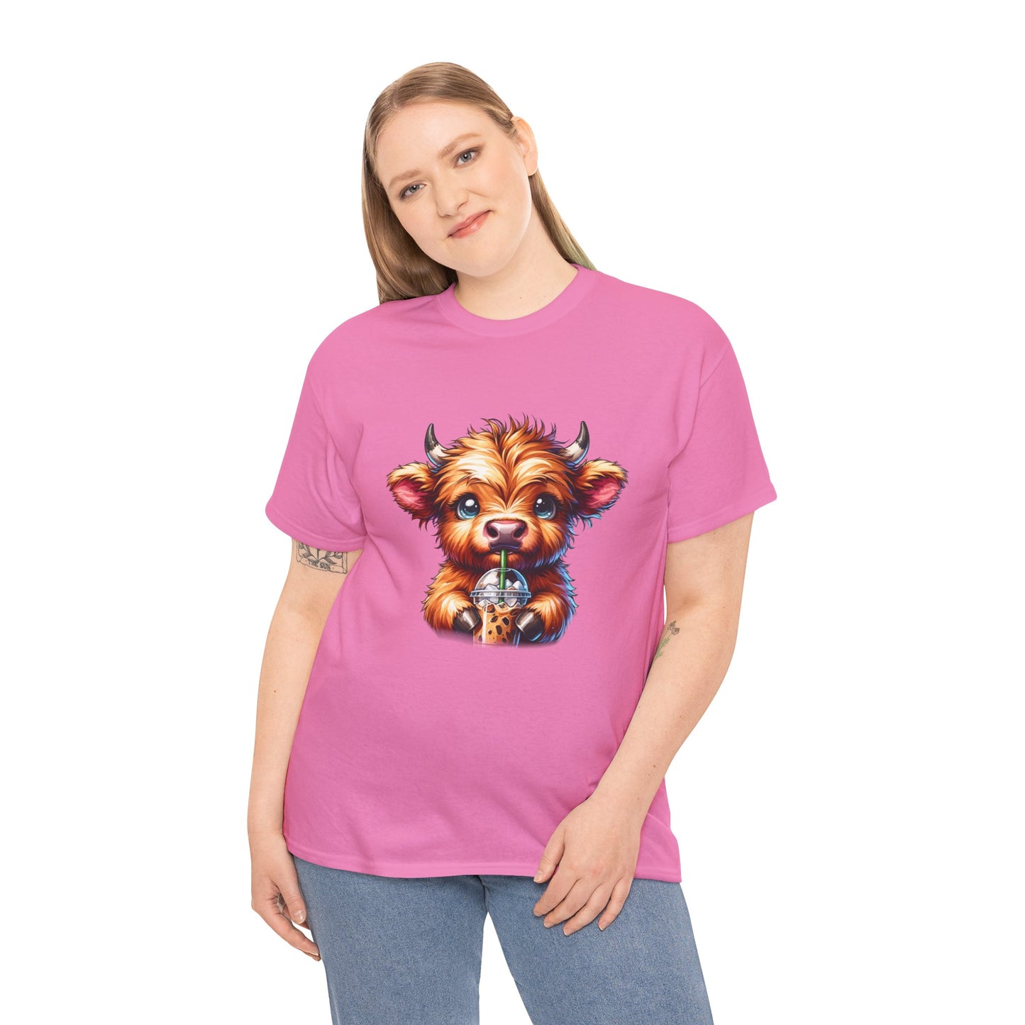 Cute Cow Coffee Tee