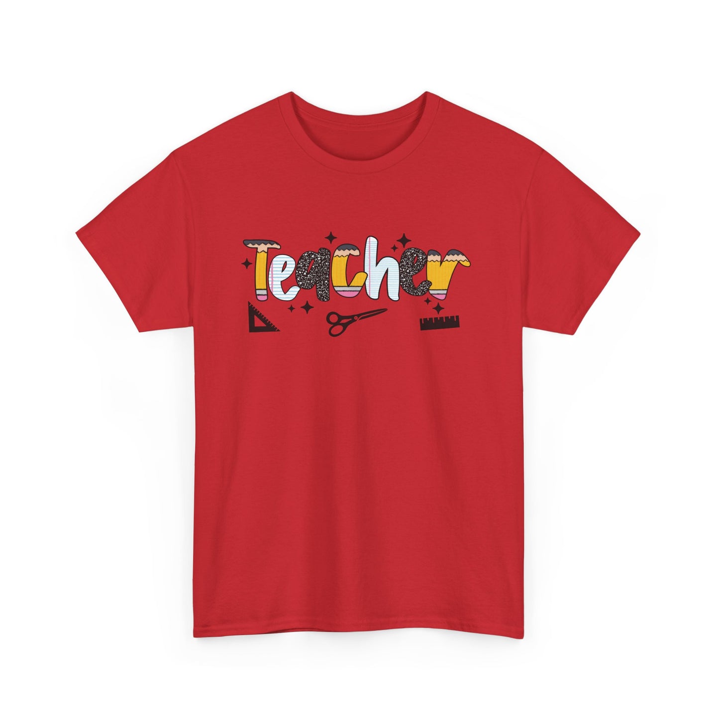 Teacher Appreciation Unisex Heavy Cotton Tee, Teacher Gift, Back to School Shirt, Classroom Outfit, Education T-Shirt