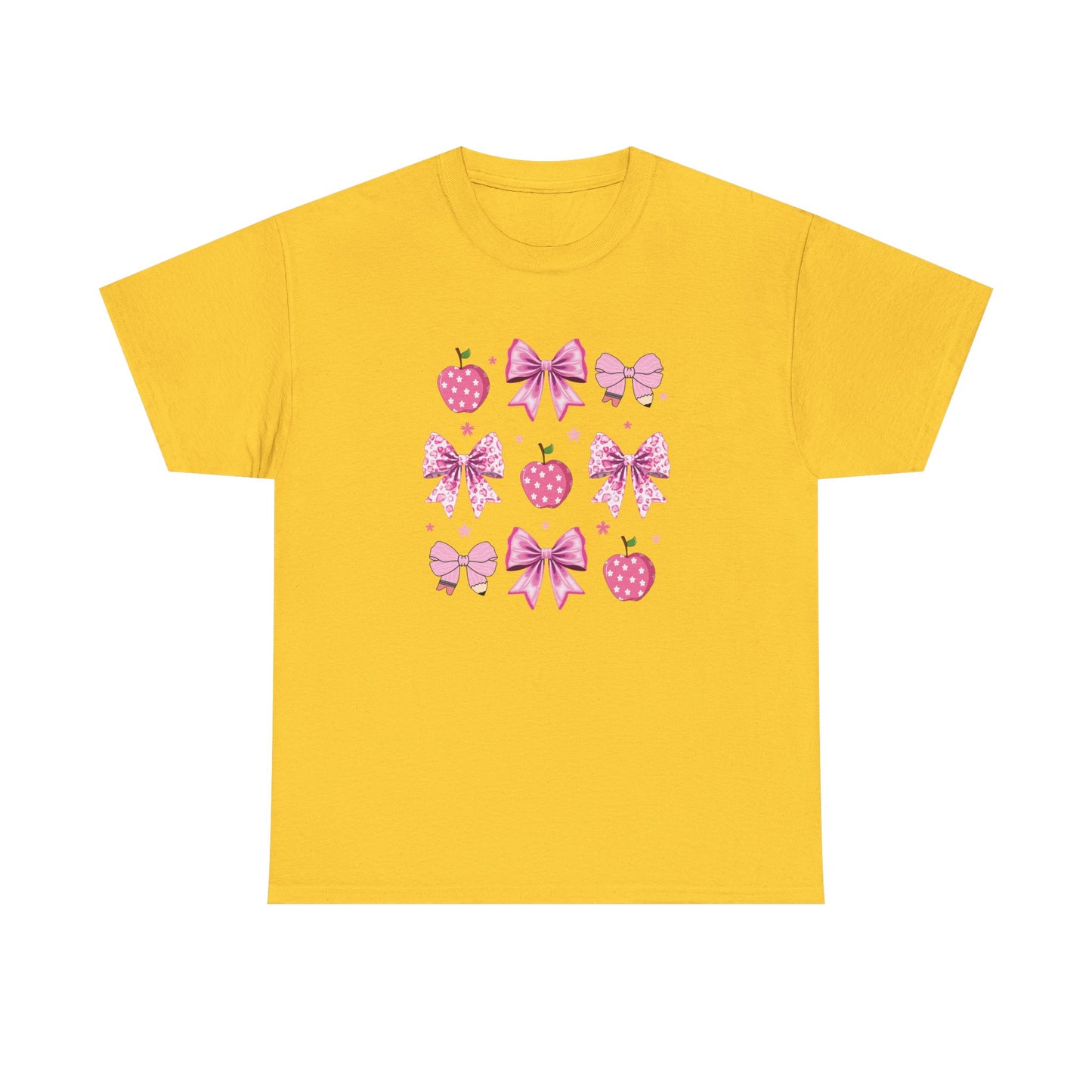 Cute Bow and Strawberry Graphic Tee, Fun Summer Outfit, Gift for Her, Casual Wear, Birthday Gift, Party Shirt
