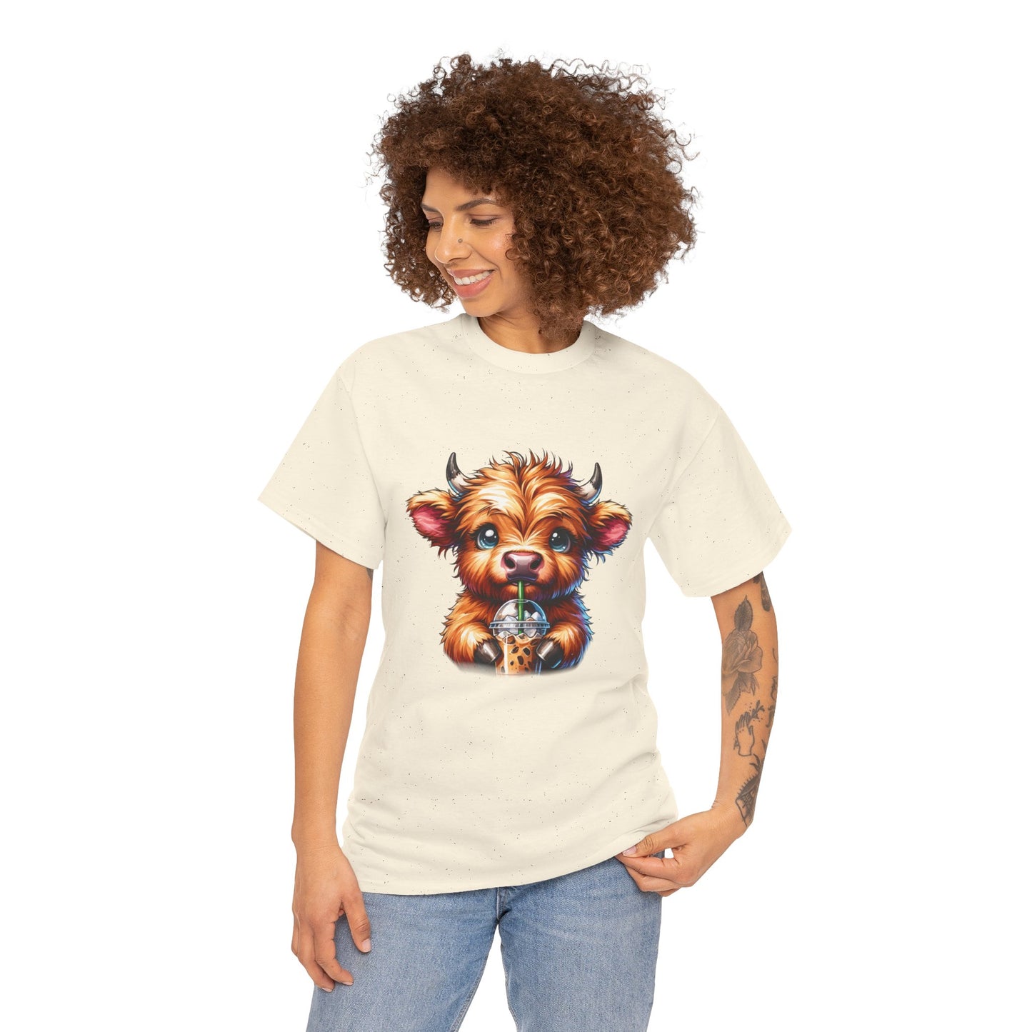 Cute Cow Coffee Tee