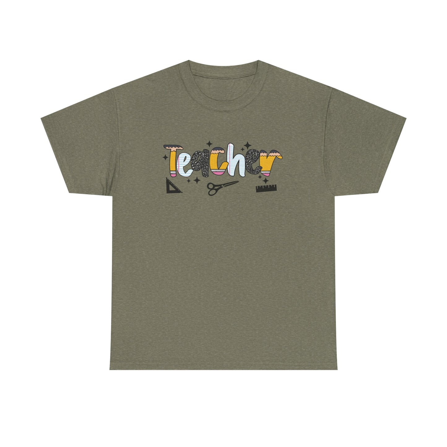 Teacher Appreciation Unisex Heavy Cotton Tee, Teacher Gift, Back to School Shirt, Classroom Outfit, Education T-Shirt
