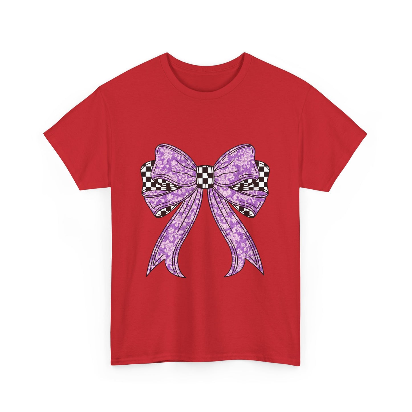 Purple Bow Tee