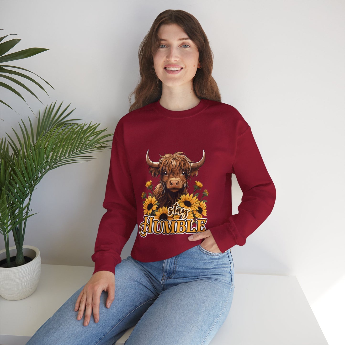 Stay Humble Cow Crewneck Sweatshirt