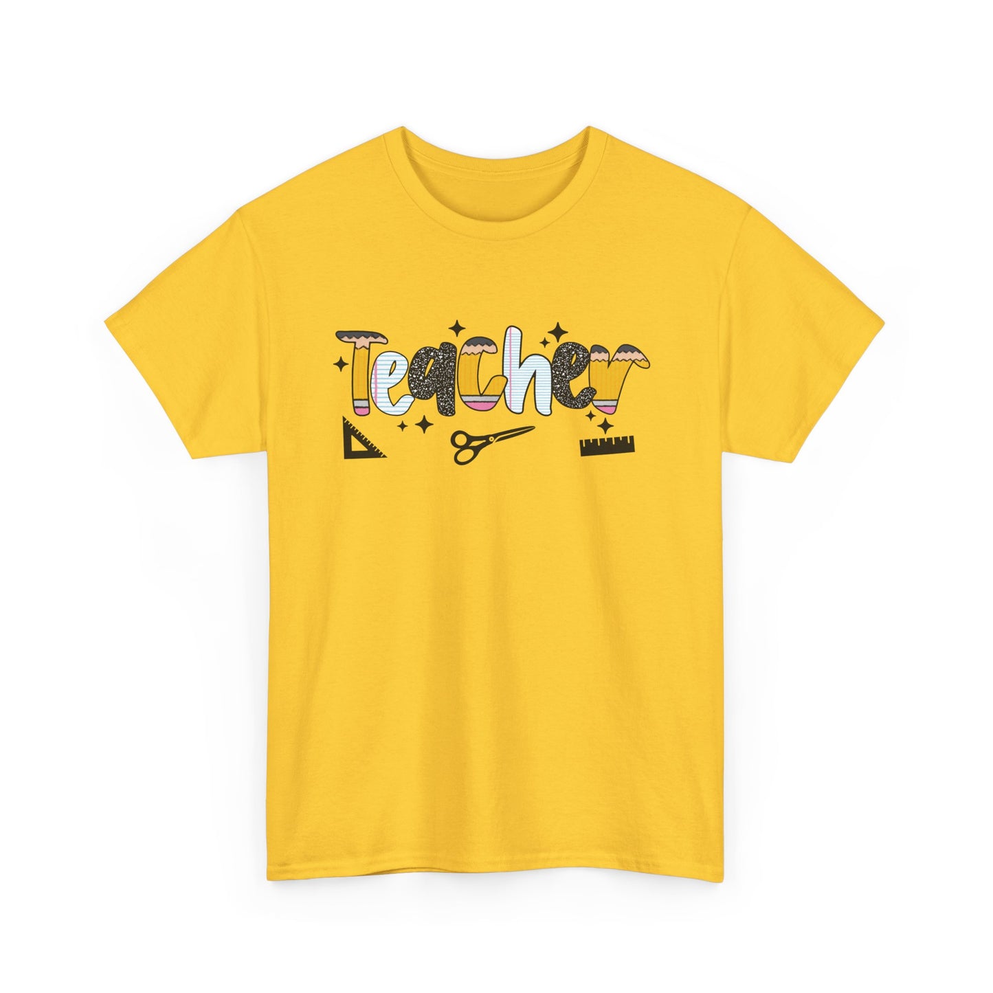Teacher Appreciation Unisex Heavy Cotton Tee, Teacher Gift, Back to School Shirt, Classroom Outfit, Education T-Shirt