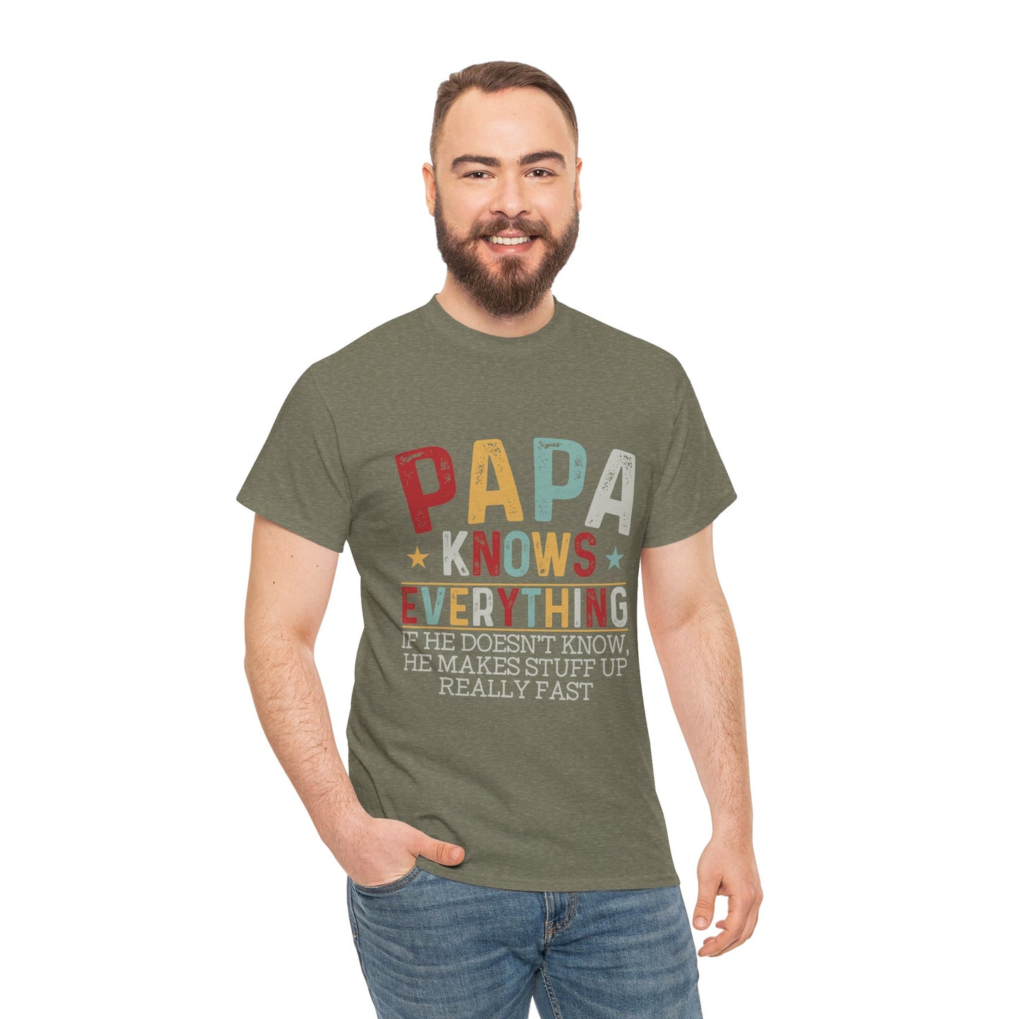 Papa Knows Everything Tee